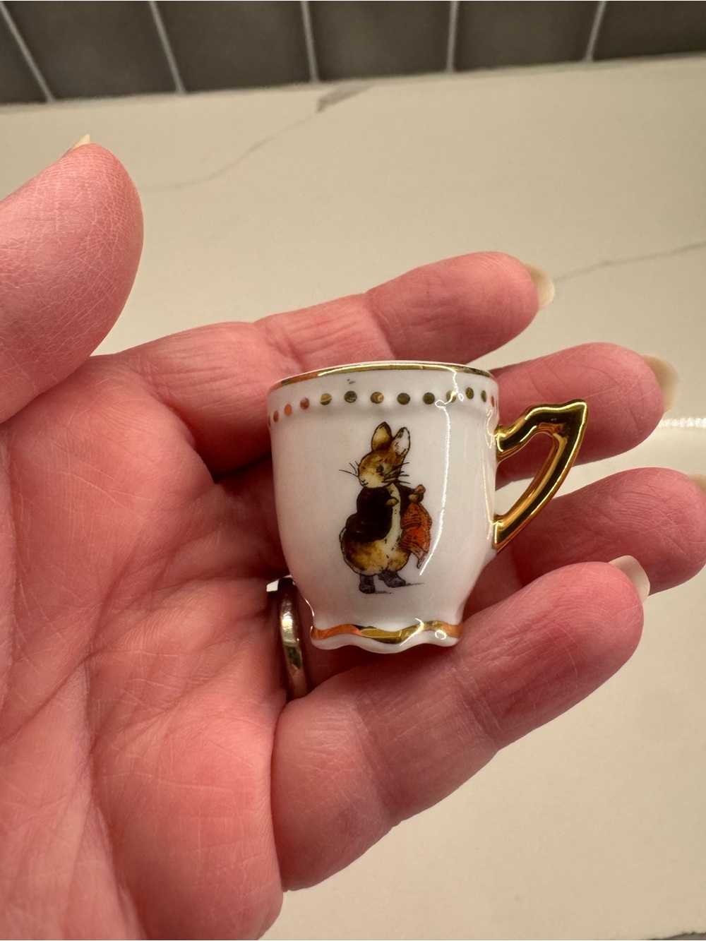 Peter Rabbit & Benjamin Bunny Miniature Tea Set - Picture 7 of 9